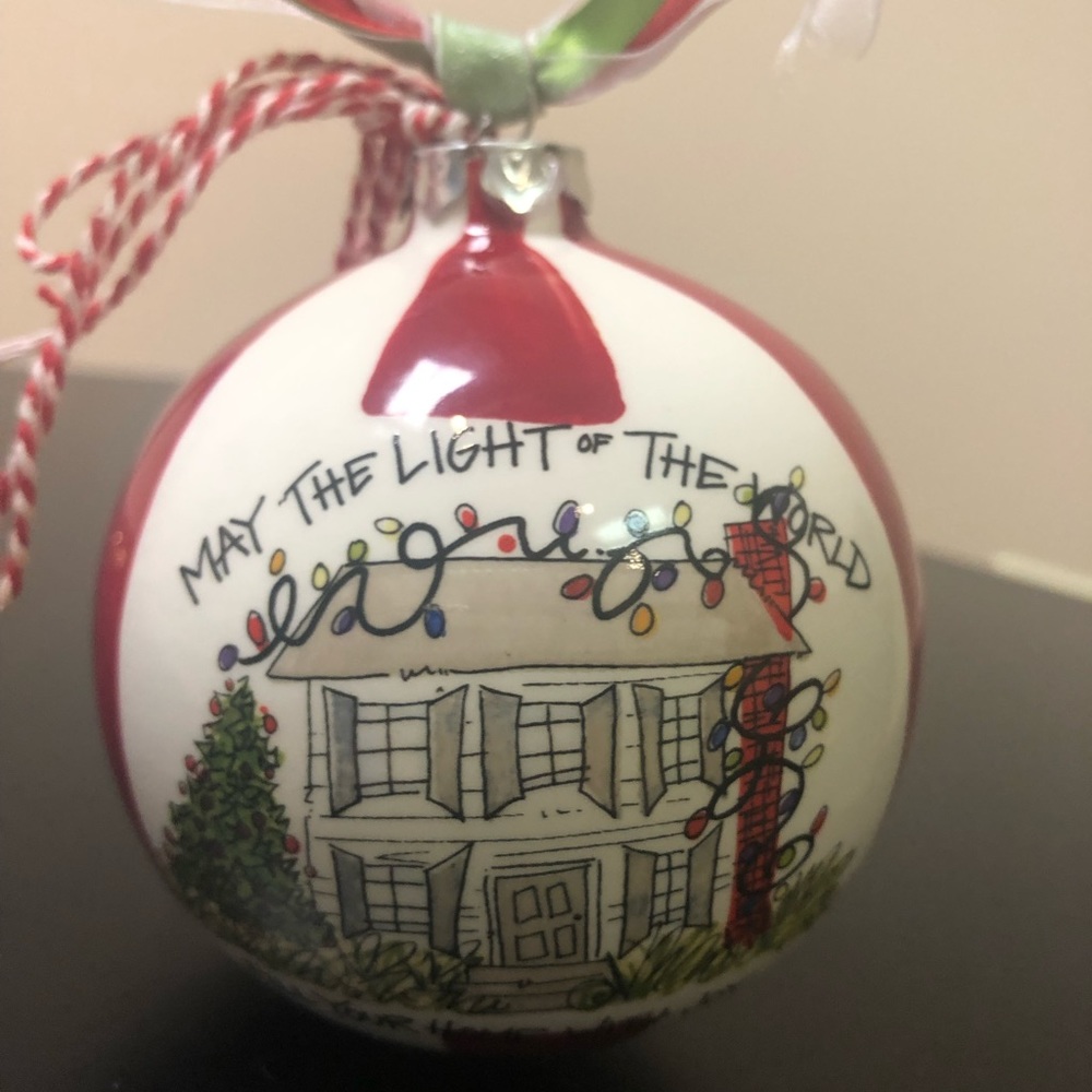 Ceramic Ornament for a New Home Handpainted NEW